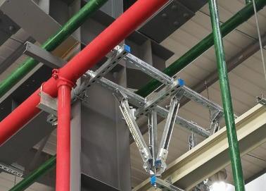 曹县该抗震支架的整体式支吊架结构协调性好